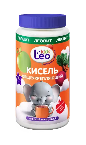 Леовит Leo Kids Кисель общеукрепляющий, 250 г, 1 шт. фото