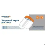 Здравсити Защитный экран для лица, 1 шт, со сменным щитком на 2-х кнопках фото 3