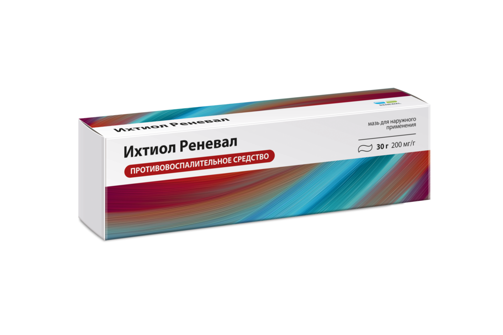 Ихтиол Реневал, 20 %, мазь, 30 г, 1 шт. фото