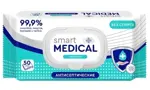 Smart Medical Салфетки антисептические, салфетки влажные, 50 шт, без спирта фото