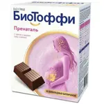 Пренаталь БиоТоффи шоколадный батончик, 30 шт. фото