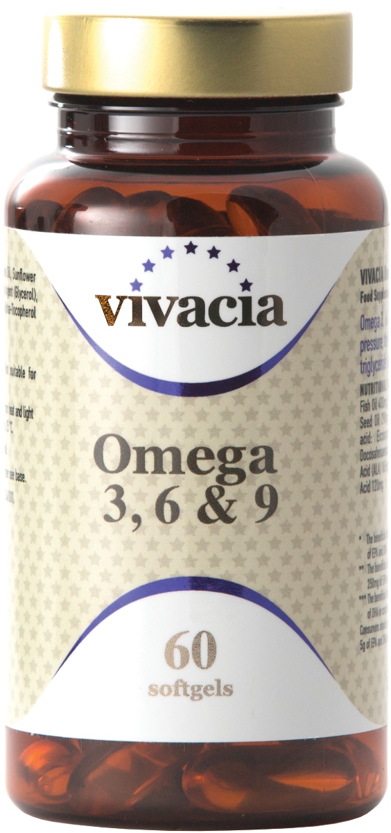 Vivacia Омега 3-6-9, 1000 мг, капсулы, 60 шт. фото
