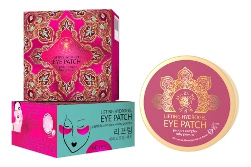 Mi-ri-ne Лифтинг-патчи гидрогелевые для области вокруг глаз с комплексом пептидов и рубиновой пудрой, патчи, 90 г, 60 шт. фото