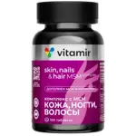 Витамир Кожа Ногти Волосы Комплекс с МСМ, таблетки, 100 шт. фото