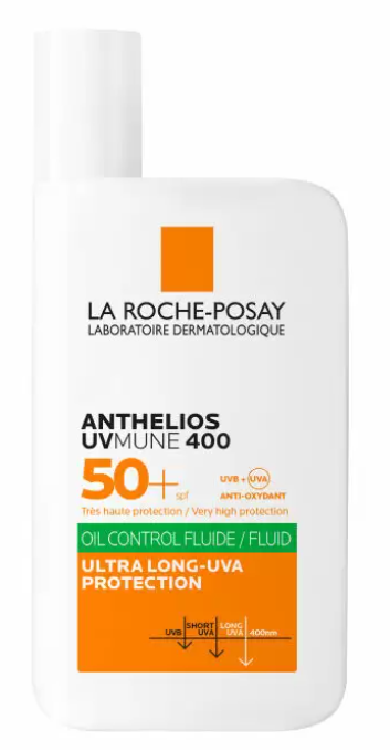 La Roche-Posay Anthelios UVMUNE 400, флюид солнцезащитный матирующий, 50 мл, 1 шт, SPF 50+ фото