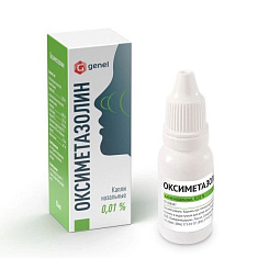 Оксиметазолин, 0.01 %, капли назальные, 10 мл, 1 шт. фото