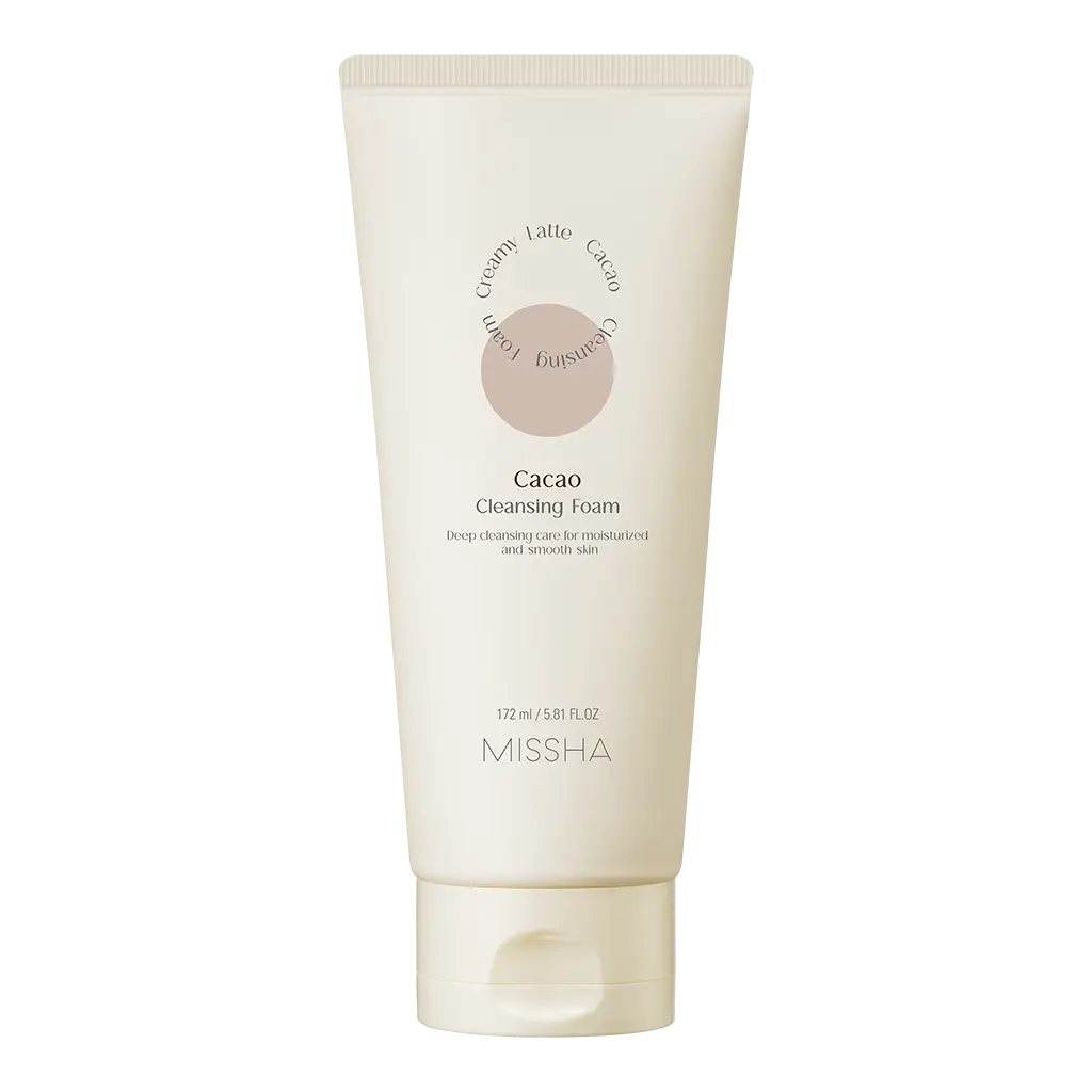 Missha Creamy Latte пенка для умывания с маслом какао и медом, пенка для лица, 172 мл, 1 шт. фото