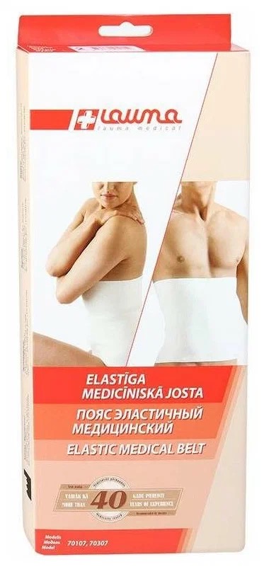 Lauma Пояс эластичный медицинский, р. 7, 1 шт, 109 -115 см, мод. 70107/70307 фото