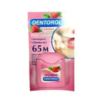 Dentorol нить зубная, 65 м, нить зубная, 1 шт, клубника фото