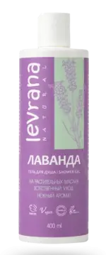 Levrana гель для душа, гель, 400 мл, 1 шт, лаванда фото 