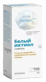 Витатека Шампунь Белый ихтиол, 3%, шампунь, 100 мл, 1 шт. фото