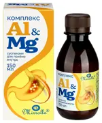 Mirrolla Kомплекс Алюминий + Магний, суспензия для приема внутрь, 150 мл, 1 шт. фото