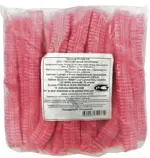 Шапочка модель плиссе спанбонд, размер 54-66 длина 53, 25 шт, розового цвета, плотность 18г/м2, нестерильная фото 2