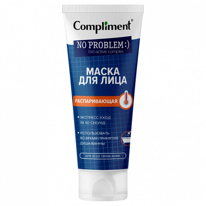 Compliment No Problem Маска для лица распаривающая, маска для лица, 80 мл, 1 шт. фото