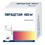 Пирацетам, 400 мг, капсулы, 30 шт. фото