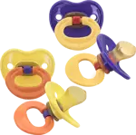 Курносики пустышка латексная ортодонтическая, 2 шт, 0 мес+, цвет в ассортименте, арт. 13126 фото 3