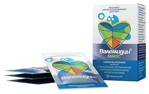 Валемидин Плюс, сироп, 3 мл, 10 шт, без сахара фото