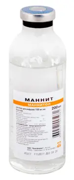 Маннит, 150 мг/мл, раствор для инфузий, 200 мл, 1 шт. фото