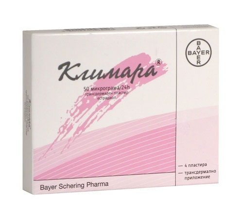 Климара, 3.9 мг/12.5 кв. см., трансдермальная терапевтическая система, 4 шт. фото