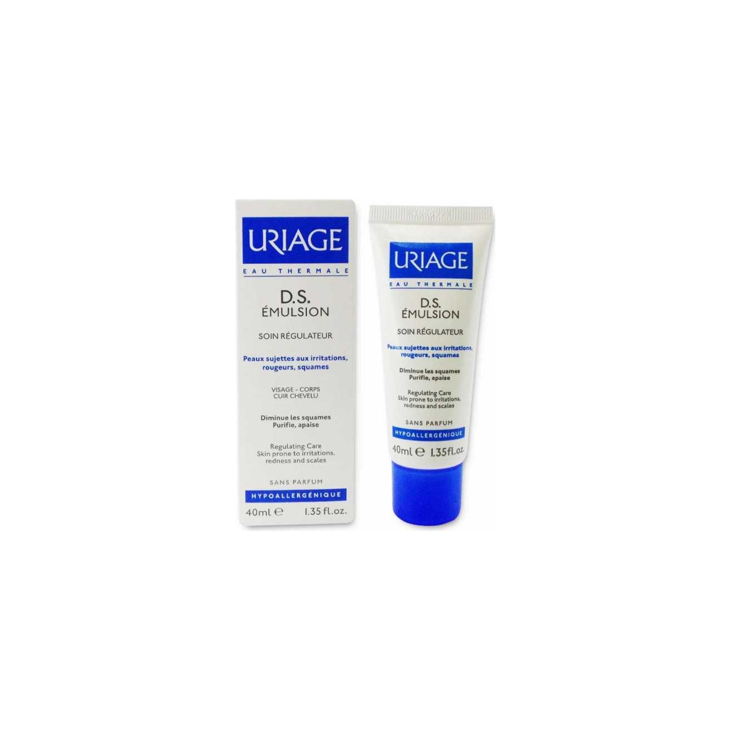 Uriage D.S. эмульсия Регулирующий уход, эмульсия для наружного применения, 40 мл, 1 шт. фото