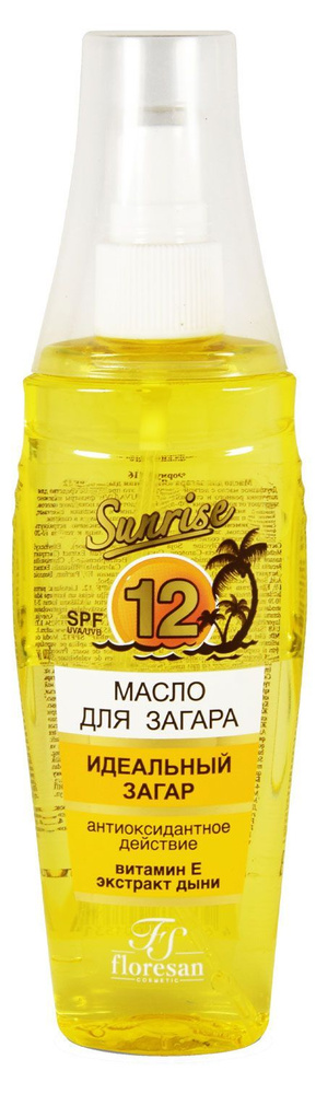 Floresan Янтарная дыня, масло, 135 мл, 1 шт, для загара фото