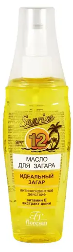 Floresan Янтарная дыня, масло, 135 мл, 1 шт, для загара фото