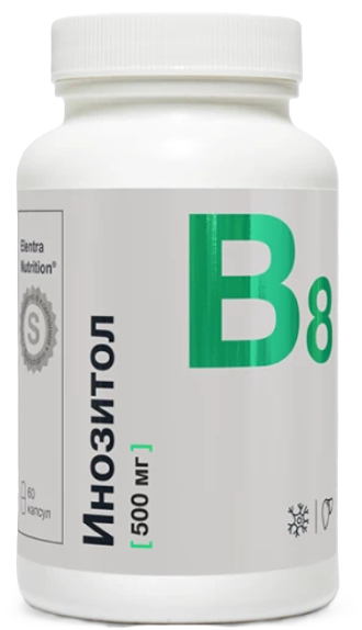 Elentra Nutrition Инозитол, 500 мг, капсулы, 60 шт. фото