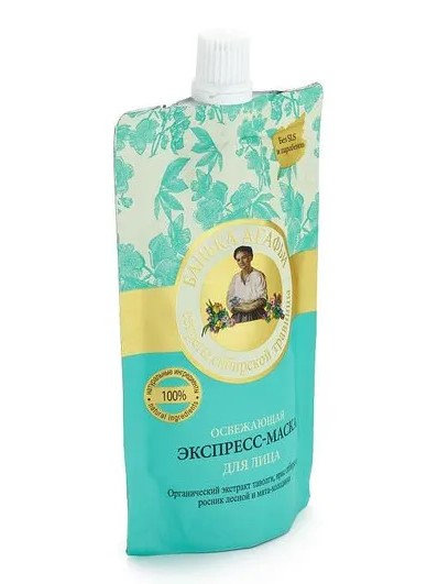 Банька Агафьи Маска-экспресс для лица освежающая, маска для лица, 100 мл, 1 шт. фото