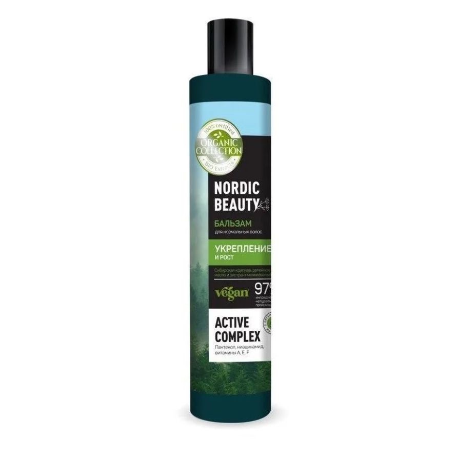 Organic Collection бальзам для нормальных волос Укрепление и рост, бальзам, 400 мл, 1 шт. фото