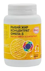 ОмегаДети Рыбий жир Концентрат Омега-3, 500 мг, капсулы, 90 шт. фото 