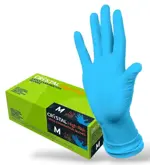 Crystal High Risk перчатки смотровые латексные неопудренные нестерильные, Medium M, пара, 25 шт. фото