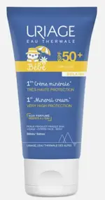 Uriage Первый минеральный крем, крем солнцезащитный детский, 50 мл, 1 шт, SPF 50+ фото