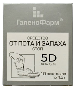 5 дней Средство от пота и запаха ног, порошок, 10 шт. фото