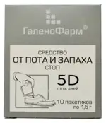 5 дней Средство от пота и запаха ног, порошок, 10 шт. фото