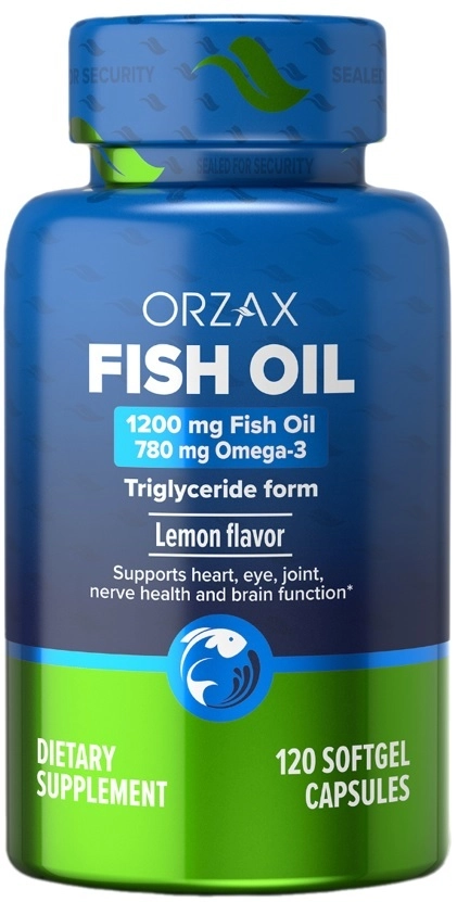 Orzax Fish Oil, капсулы, 120 шт. фото