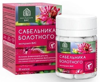 Сабельника болотного экстракт ВИС, 400 мг, капсулы, 30 шт. фото