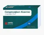 Силденафил-Ксантис, 50 мг, таблетки, покрытые пленочной оболочкой, 10 шт. фото 