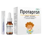 Протаргол, 200 мг, порошок для приготовления раствора для местного применения, 1 шт, в комплекте с растворителем фото
