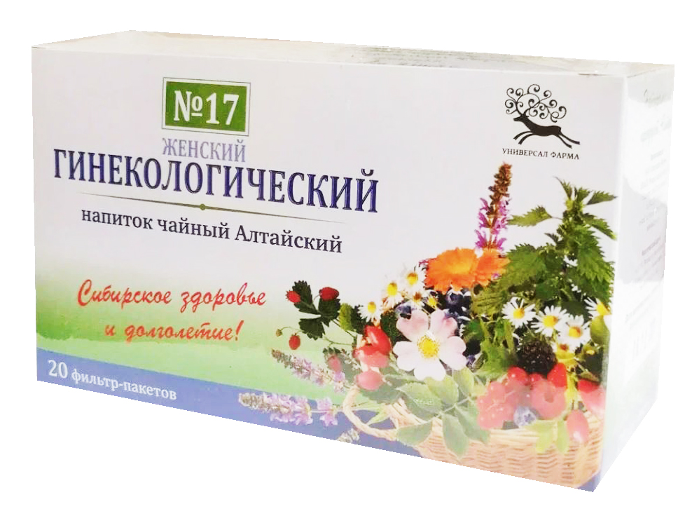 Чайный напиток Алтайский №17 Гинекологический, фиточай, 1.5 г, 20 шт. фото