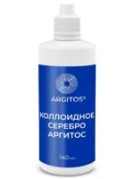 Аргитос коллоидное серебро, раствор для приема внутрь, 140 мл, 1 шт. фото 