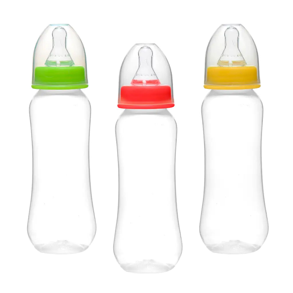 Курносики Бутылочка приталенная с силиконовой соской, 0+ мес, 250 мл, 1 шт, цвет в ассортименте, арт. 11477 фото