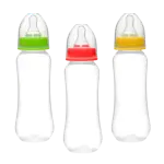 Курносики Бутылочка приталенная с силиконовой соской, 0+ мес, 250 мл, 1 шт, цвет в ассортименте, арт. 11477 фото 