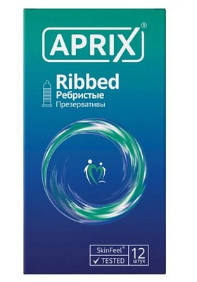 Aprix Ribbed презервативы, презерватив, 12 шт, ребристые фото