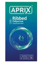 Aprix Ribbed презервативы, презерватив, 12 шт, ребристые фото