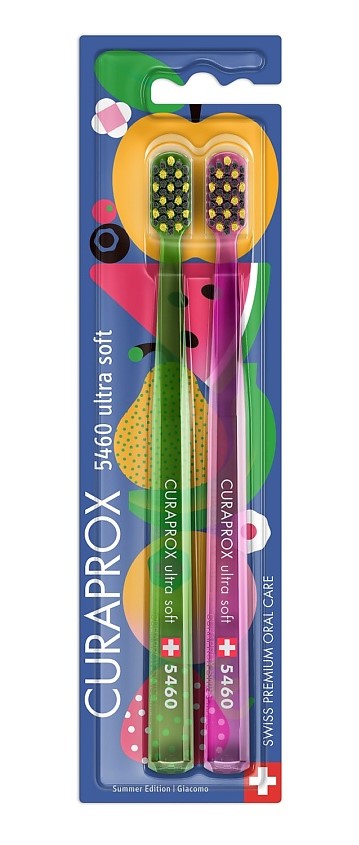 Curaprox CS 5460 Ultra Soft Duo Summer Edition 2022 Набор зубных щеток ультрамягкие, 1 шт. фото