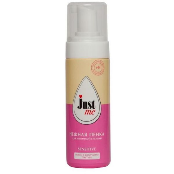 Just Me Пенка для интимной гигиены Нежная, 160 мл, 1 шт. фото