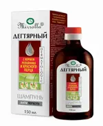 Mirrolla Шампунь дегтярный с экстрактом корня репейника и красным перцем, шампунь, 150 мл, 1 шт. фото