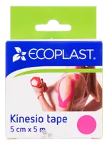 Ecoplast Kinesio tape, 5 см х 5 м, кинезио тейп, 1 шт, розовый фото