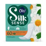 Ola Silk Sense Прокладки ежедневные daily deo ромашка, прокладки гигиенические, 60 шт, ароматизированные фото