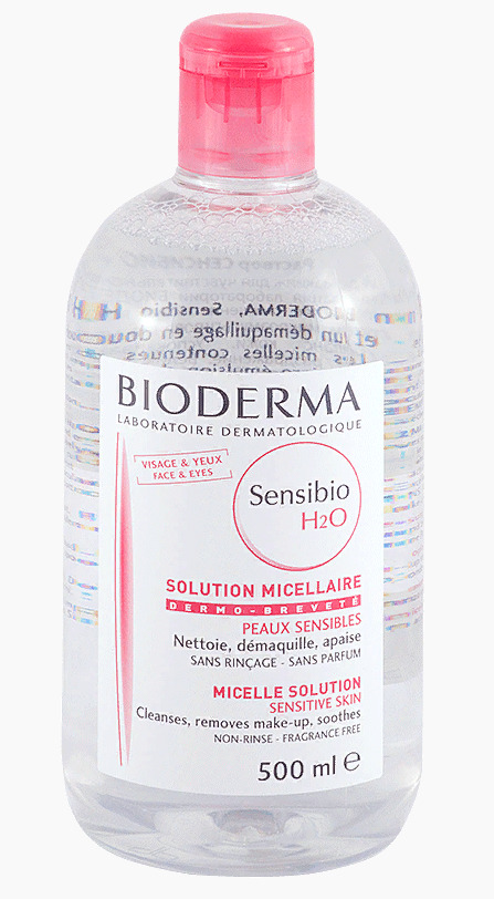Bioderma Sensibio H2O, мицеллярная вода, 500 мл, 1 шт, для чувствительной кожи фото